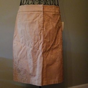 Worthington gold/tan pencil skirt 12